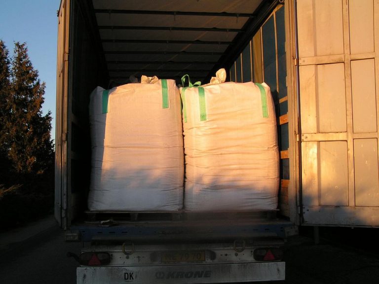 container with big bags